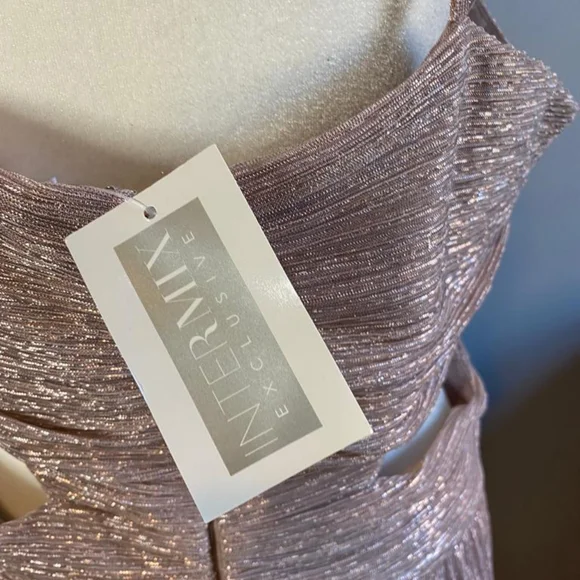 INTERMIX PINK TINA LUREX CUTO DRESS - Picture 12 of 17